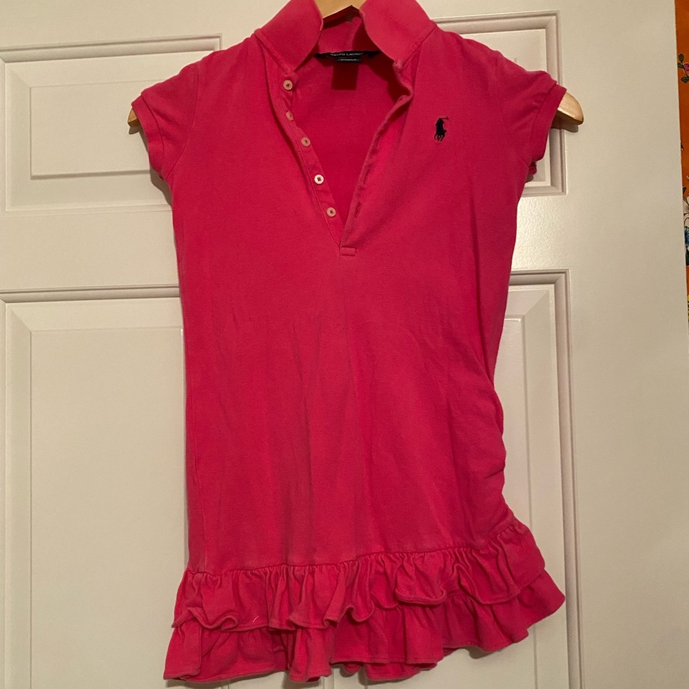 Girls Ralph Lauren Pink Polo dress 👧🏼💗